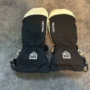Hestra Army Leather Heli Ski Mitt size 9
